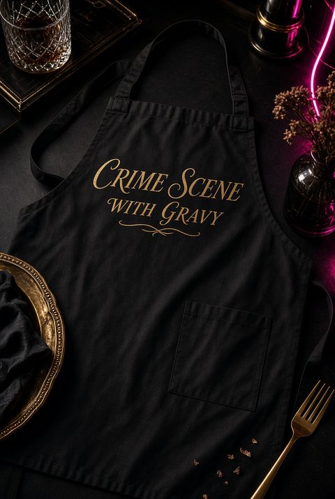 Crime Scene with Gravy apron: Crime Scene with Gravy