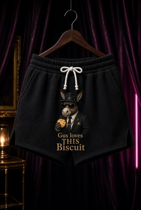 Gus loves THIS Biscuit shorts: Gus loves THIS Biscuit